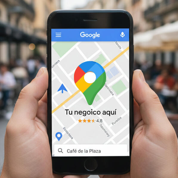 Google Business y QR para Negocios Locales. Estrategia de posicionamiento local y tarjetas QR para reseñas.